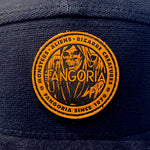 5 Panel Hat with Fangoria Leather Patch