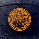 5 Panel Hat with Fangoria Leather Patch