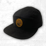 5 Panel Hat with Fangoria Leather Patch